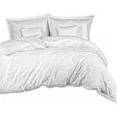 Darymex Luxe Bamboe Katoen Satijn Beddengoed Set STRIPE WHITE 180x200cm