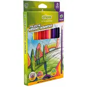 Cricco Driehoekige Kleurpotloden Set - 36 Kleuren + Puntenslijper
