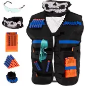 Pricenet Tactisch accessoire-vest geschikt voor NERF+ draagraketaccessoires en pijltjes