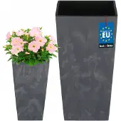 KOTARBAU Stijlvolle Marengo Plantenbak 19,5x19,5x37,5cm met Inzet