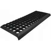 Perfect Home Merkloos Antislip Rubber Trapmat voor Buiten - 25x75 cm