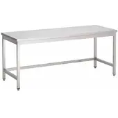 Gastro-Inox RVS werktafel zonder onderblad, 1000(l)x700(d)x850(h)mm