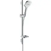 Hansgrohe Doucheset Raindance Select E 120 Eco Unica S, wit/chroom, 650 mm