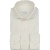 Profuomo Overhemd 'Japanese Knitted' offwhite