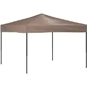 Syfax Partytent inklapbaar 3x3 m taupe