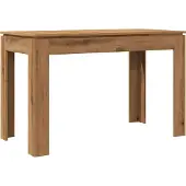 Syfax Eettafel 120x60x76 cm bewerkt hout artisanaal eikenkleur