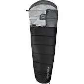 Spokey NORDIC Mummy Slaapzak - Zwart - 230x80x50c