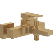 Villeroy & Boch Architectura Square - Badkraan, geborsteld goud TVT12500100076