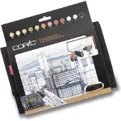 Copic Classic Inktpatroon Architecture Colours 12 st.