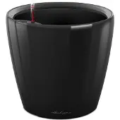 Lechuza Plantenbak Classico Premium 28 LS zwart hoogglans
