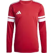 Adidas Squadra 25 Voetbalshirt Lange Mouwen Rood Wit