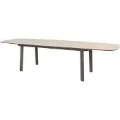 4SO Manolo uitschuifbare dining tuintafel printed ceramic 230-290x100xH75 cm terre