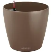 Lechuza CLASSICO Color 35 - Plantenbak - met bewateringssysteem - ALL-IN-ONE set met LECHUZA-PON - muskaat