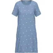 Tom Tailor Nachthemd duifblauw / wit