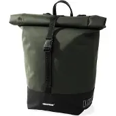 URBAN PROOF Gerecyclede enkele fietstas Rolltop 20 liter 30 x 15 x 42 cm - Groen