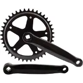 Overig Crankset spieloos 40t staal 18 zwart 170mm - ZWART