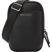 Armani Exchange Schoudertas 'ALEX' zwart