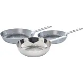 BK Conical Koekenpannenset 24 + 28 cm + Wokpan 30 cm