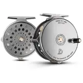 Hardy 1939 Bougle Fly Fishing Reel Zilver Line 2/3/4