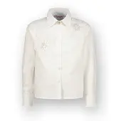 Vingino gebloemde blouse wit Meisjes Katoen Klassieke kraag Bloemen - maat 164