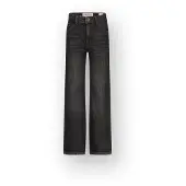 Vingino Straight flare Jeans Cecile Meisje Zwart 116