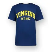 Vingino T-shirt Icon-logo-SS Jongen Blauw 104