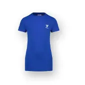 Vingino T-shirt blauw Jongens Stretchkatoen Ronde hals Effen - maat 140