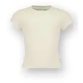 Vingino T-shirt Icon-Crop rib tee Meisje Wit 128