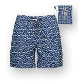 Vingino zwemshort met all over print blauw Jongens Polyester All over print - maat 116