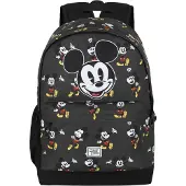 KARACTERMANIA Rugzak 'Mickey Mouse Looks-Plus HS' geel / rood / zwart / wit