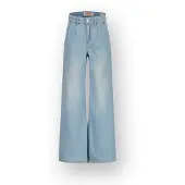 Vingino Extra Wide Leg Jeans Cathy Meisje Blauw 140