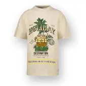 Vingino Shirt 'Heid' lichtgrijs / groen