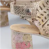 Rieker Muiltjes 'Pantolette Damen 64780 90 Kunststoff (Synthetik) in bunt' gemengde kleuren