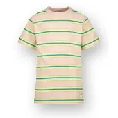 Vingino gestreept T-shirt roze Jongens Katoen Ronde hals Streep - maat 164