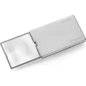 Eschenbach 152111 Easy Pocket Vergrootglas Met LED-verlichting Vergrotingsfactor: 3 x Zilver