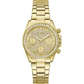 GUESS Analoog horloge 'Victoria' goud