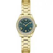 GUESS Analoog horloge 'LUNA' goud / groen