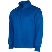Stanno Field Half Zip Top blauw Sport t-shirt Jongens/Meisjes Polyester Opstaande kraag - maat 140