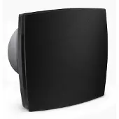 Wahlbach Badkamer ventilator 125 mm met timer mat zwart Silent