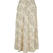 Urban Classics Rok ecru / zwart
