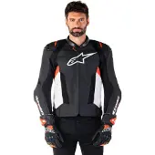 Alpinestars Missile V3 Airflow geperforeerde motorfiets lederen jas