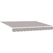 vidaXL Handbediende luifel met LED's 3 x 2,5 m