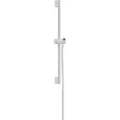 Hansgrohe Unica glijstang Pulsify S 65 cm met push-schuifstuk en doucheslang, mat wit