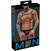 Svenjoyment Bondage Torso Harnas Boeien Set Neon