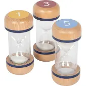 Small Foot bedrijf - Set van 3 XL zandlopers - LEGLER