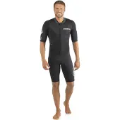 Cressi Endurance 3 Mm Short Sleeve Shorty Zwart L Man