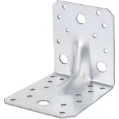 Alberts Hoekanker - Sendzimirverzinkt Staal - Versterkt Met Rib - 105x105x90mm - 12 Stuks