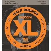 D'addario And Co ENR72 HALF ROUNDS LONG SCALE MEDIUM 50-105