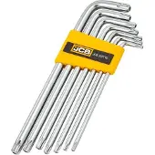 JCB - Lange Torx Sleutel Set - Cr-V Staal - L-Vormig - Veilige Torx