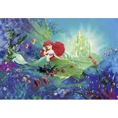 Komar Fotobehang Ariel's Castle - Blauw - 2,54m X 368cm